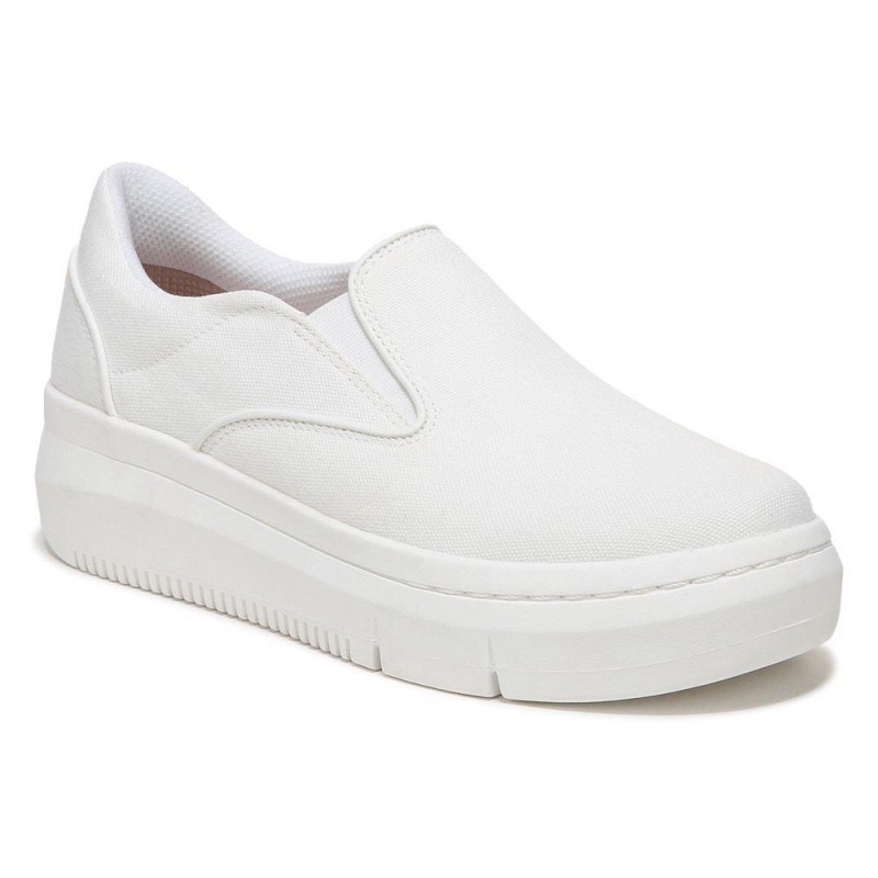 Dr. Scholl's Savoy Platform Naisten Slip On Tennarit Valkoinen | AEJLM-2580