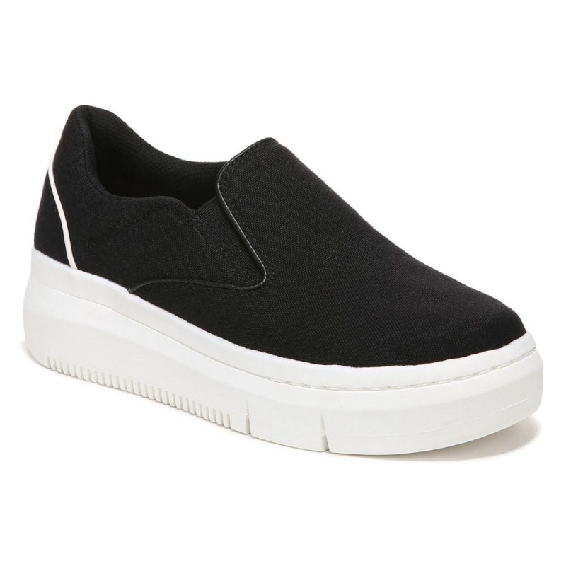 Dr. Scholl's Savoy Platform Naisten Slip On Tennarit Mustat | PNGHO-1374