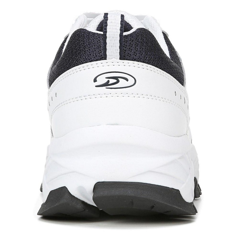 Dr. Scholl's Sebastian Kävely Shoe Miesten Urheilulliset Tennarit Valkoinen Laivastonsininen | OIQLX-4271
