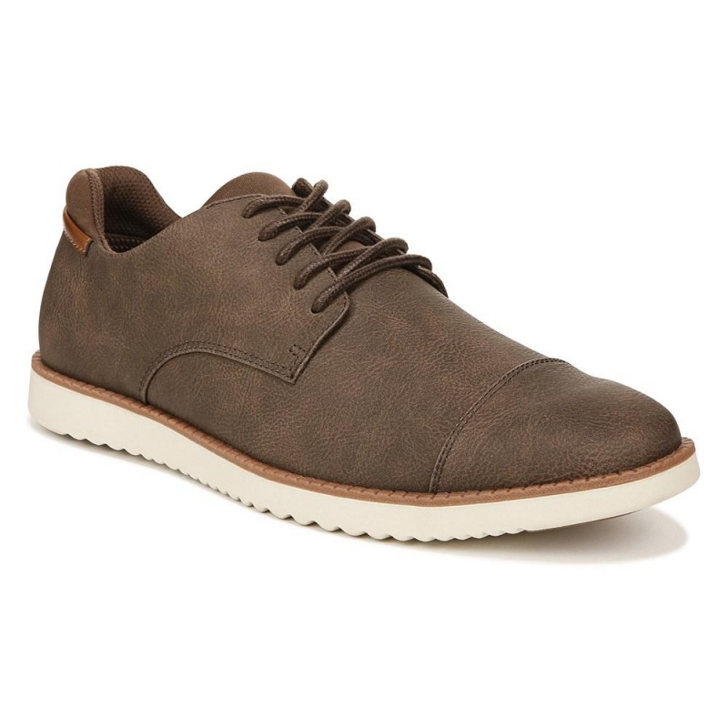 Dr. Scholl's Sync Cap Varvas Miesten Oxford Kengät Ruskea | SGIEF-6579