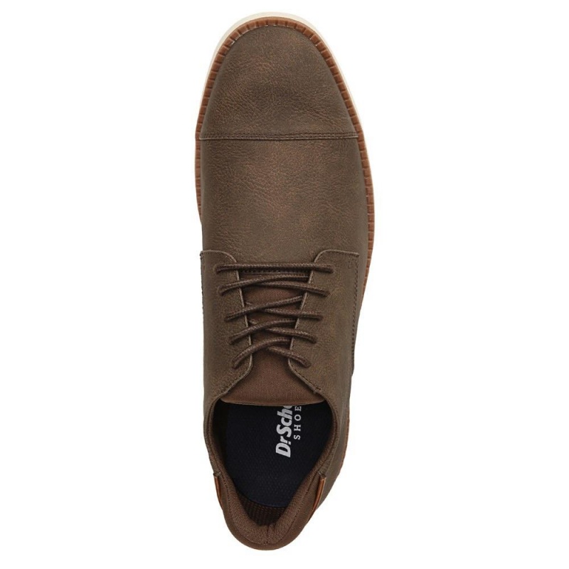 Dr. Scholl's Sync Cap Varvas Miesten Oxford Kengät Ruskea | SGIEF-6579