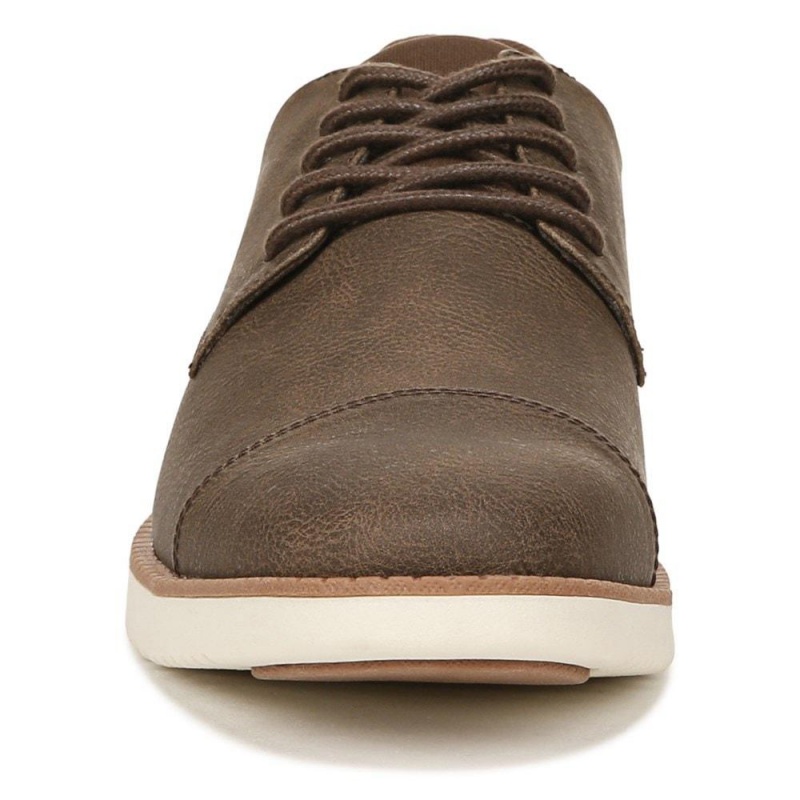 Dr. Scholl's Sync Cap Varvas Miesten Oxford Kengät Ruskea | SGIEF-6579