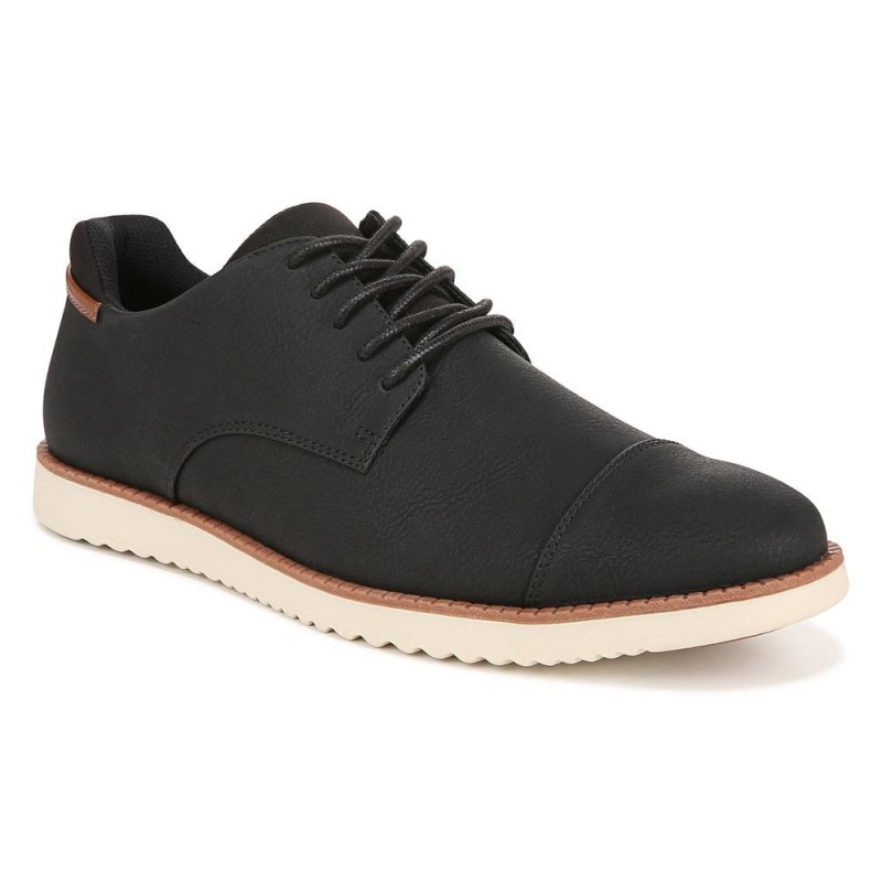Dr. Scholl's Sync Cap Varvas Miesten Oxford Kengät Mustat | MVWDB-2706