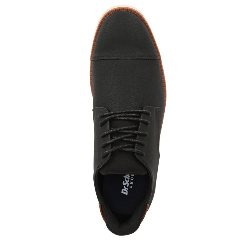 Dr. Scholl's Sync Cap Varvas Miesten Oxford Kengät Mustat | MVWDB-2706