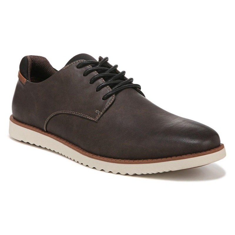 Dr. Scholl's Sync Miesten Oxford Kengät Tummanruskea | NHRKJ-1564