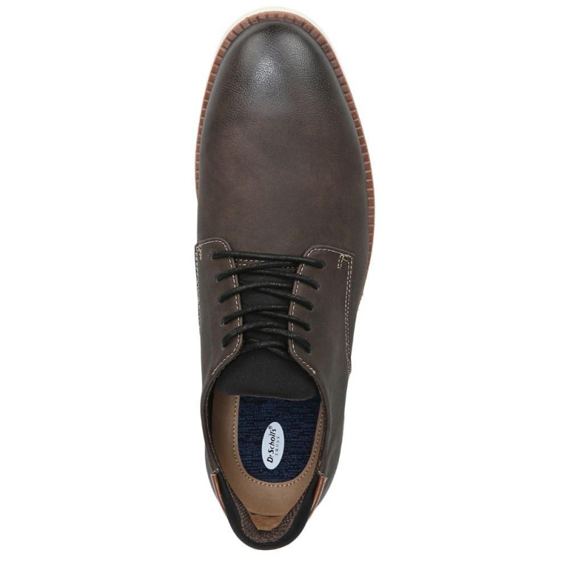 Dr. Scholl's Sync Miesten Oxford Kengät Tummanruskea | NHRKJ-1564