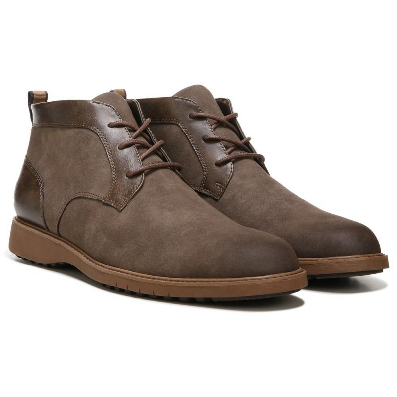 Dr. Scholl\'s Sync Up Chukka Boot Miesten Saappaat Ruskea | DAIWB-8746