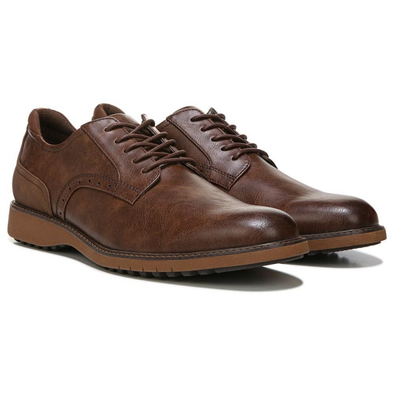 Dr. Scholl\'s Sync Up Ultimate Flex Miesten Oxford Kengät Ruskea | KGIVL-6143