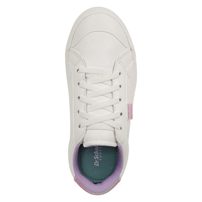 Dr. Scholl's Time Off Little Tytön Lace Up Sneakers Valkoinen Pinkki | WBHXV-8795