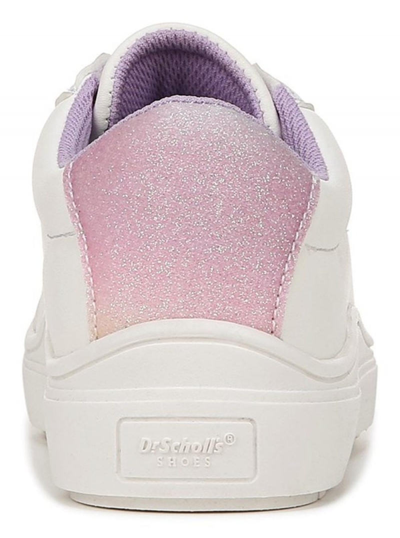 Dr. Scholl's Time Off Little Tytön Lace Up Sneakers Valkoinen Pinkki | WBHXV-8795