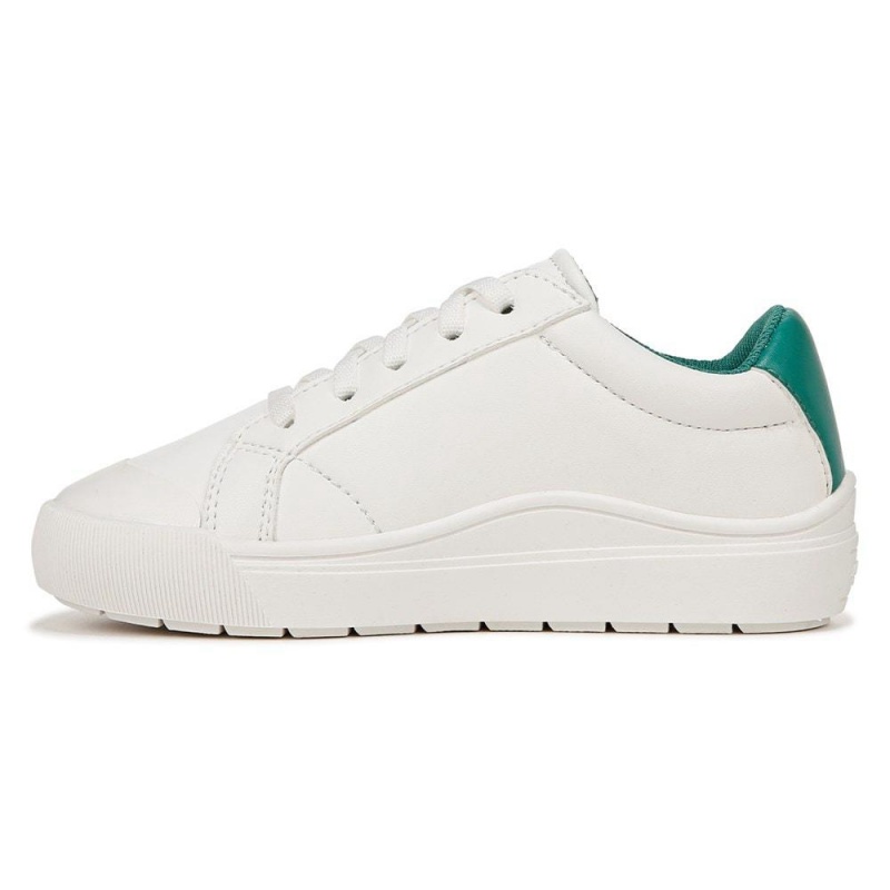 Dr. Scholl's Time Off Little Tytön Lace Up Sneakers Valkoinen Vihreä | WLHMA-9615