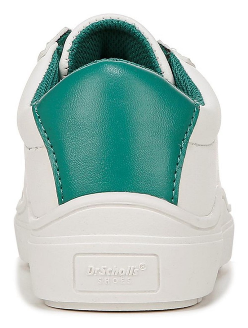 Dr. Scholl's Time Off Little Tytön Lace Up Sneakers Valkoinen Vihreä | WLHMA-9615