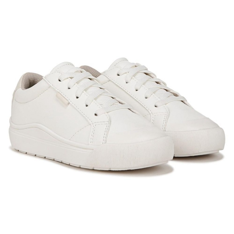 Dr. Scholl\'s Time Off Little Tytön Lace Up Sneakers Valkoinen | FOMJU-5971