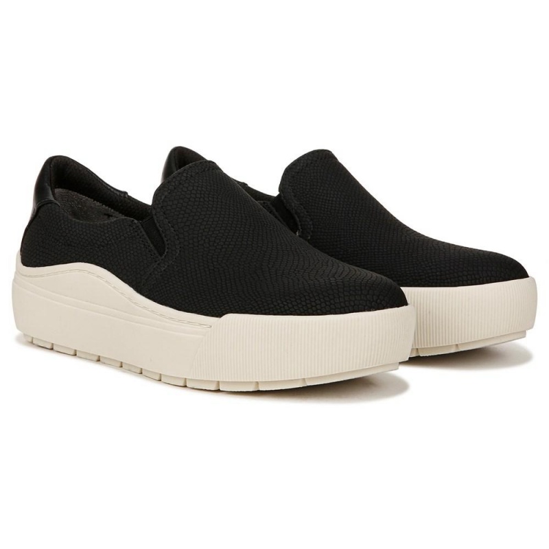 Dr. Scholl\'s Time Off Naisten Slip On Tennarit Mustat | CFZWA-0798