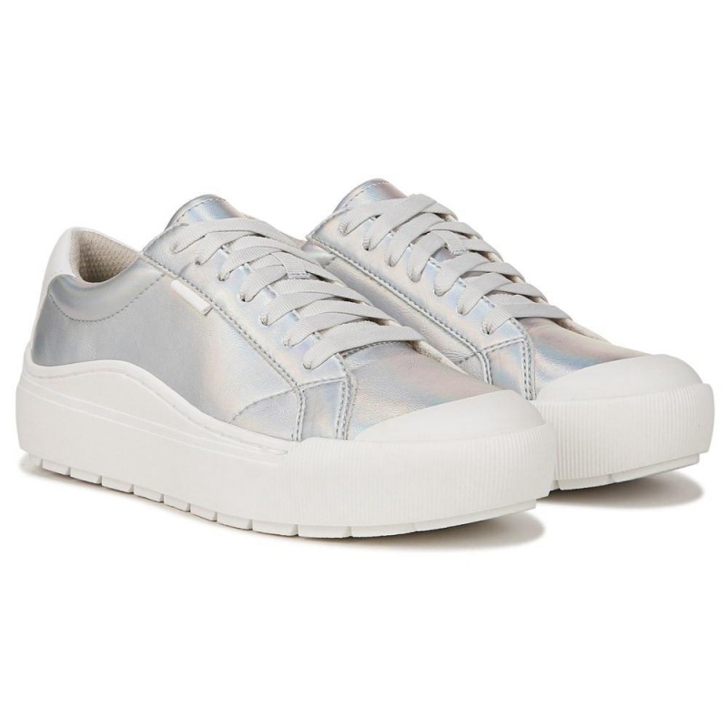 Dr. Scholl\'s Time Off Pitsi Up Naisten Platform Tennarit Hopea | DGSZF-8296