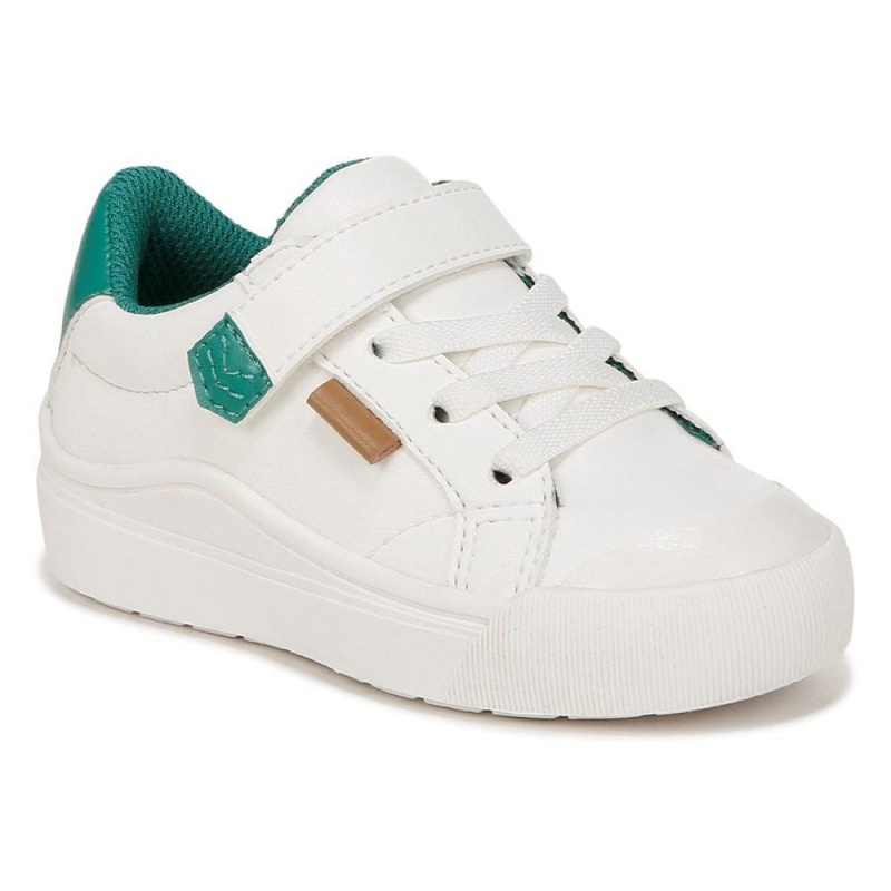 Dr. Scholl's Time Off Toddler/Little Tytön Lace Up Sneakers Valkoinen Vihreä | YCXUJ-8690