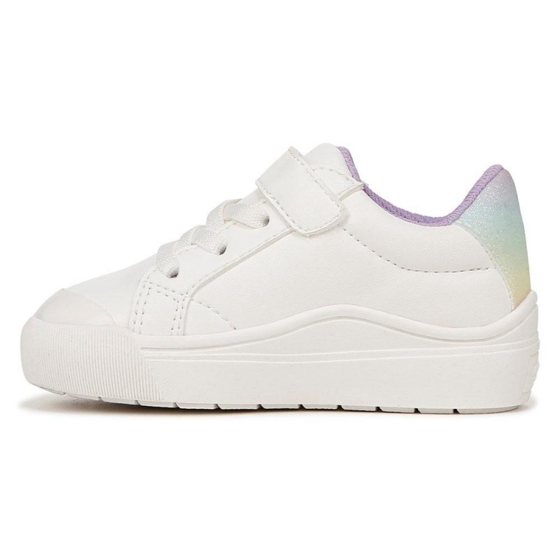Dr. Scholl's Time Off Toddler/Little Tytön Lace Up Sneakers Valkoinen | HJCSX-5213