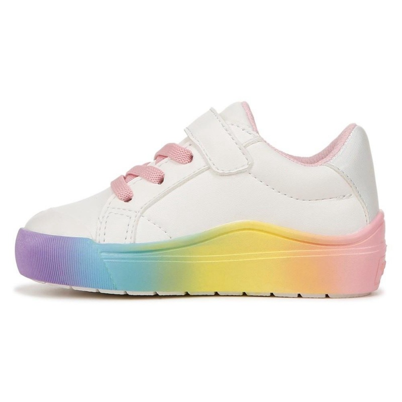 Dr. Scholl's Time Off Toddler/Little Tytön Lace Up Sneakers Valkoinen | NCBIJ-4087