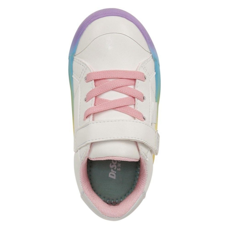 Dr. Scholl's Time Off Toddler/Little Tytön Lace Up Sneakers Valkoinen | NCBIJ-4087