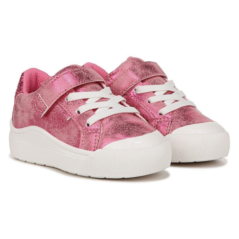 Dr. Scholl\'s Time Off Toddler/Little Tytön Lace Up Sneakers Pinkki | XYTNQ-8309