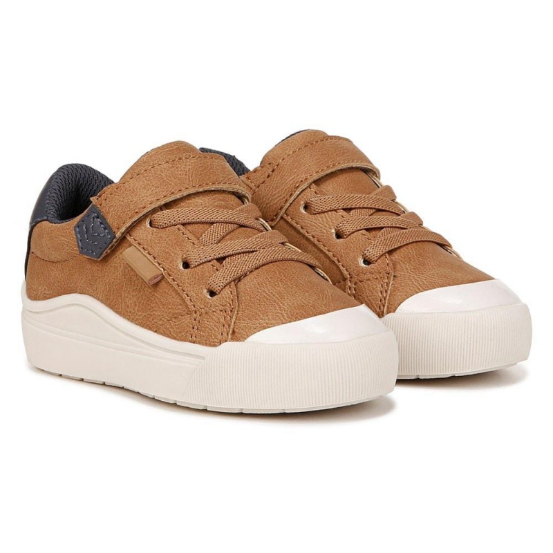 Dr. Scholl\'s Time Off Toddler/Little Tytön Lace Up Sneakers Ruskea | QREMZ-7453