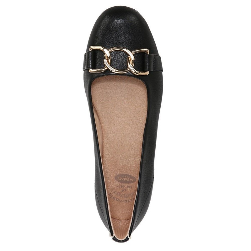 Dr. Scholl's Wexley Adorn Naisten Ballerinat Mustat | VIHDO-3504
