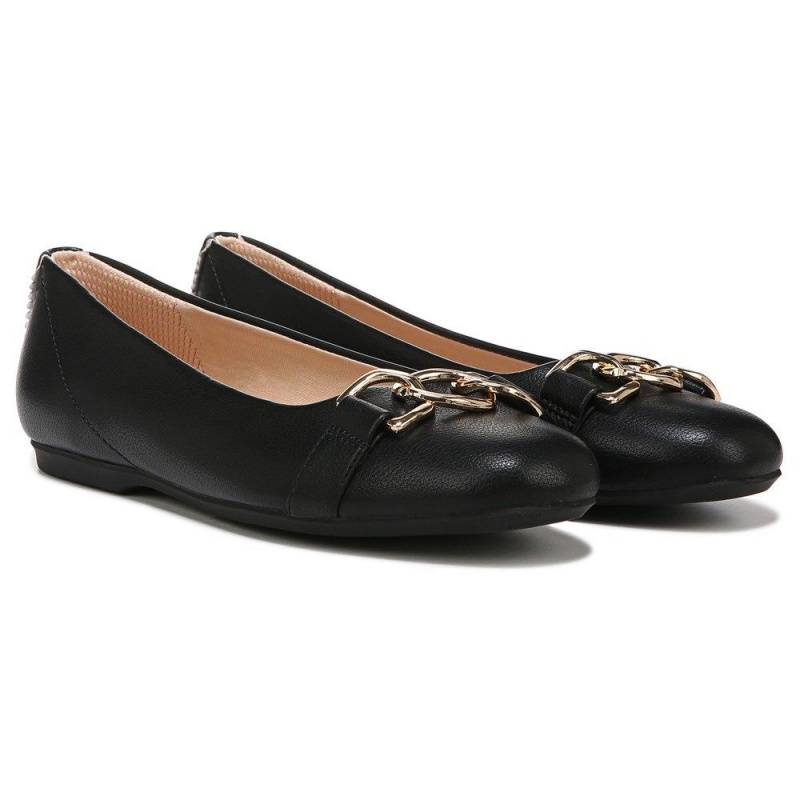Dr. Scholl\'s Wexley Adorn Naisten Ballerinat Mustat | VIHDO-3504