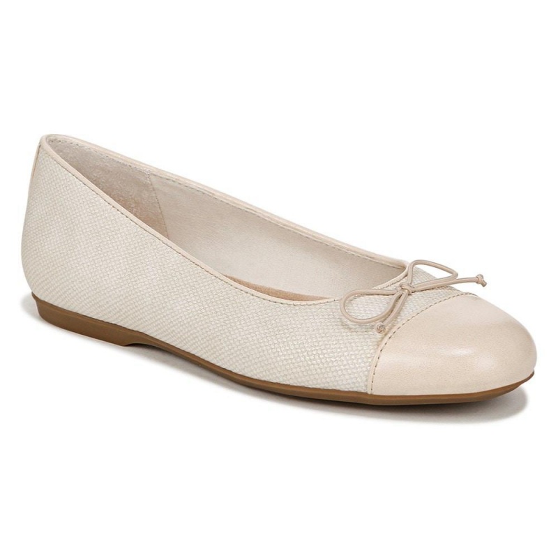 Dr. Scholl's Wexley Bow Naisten Ballerinat Valkoinen | XSUCR-5694