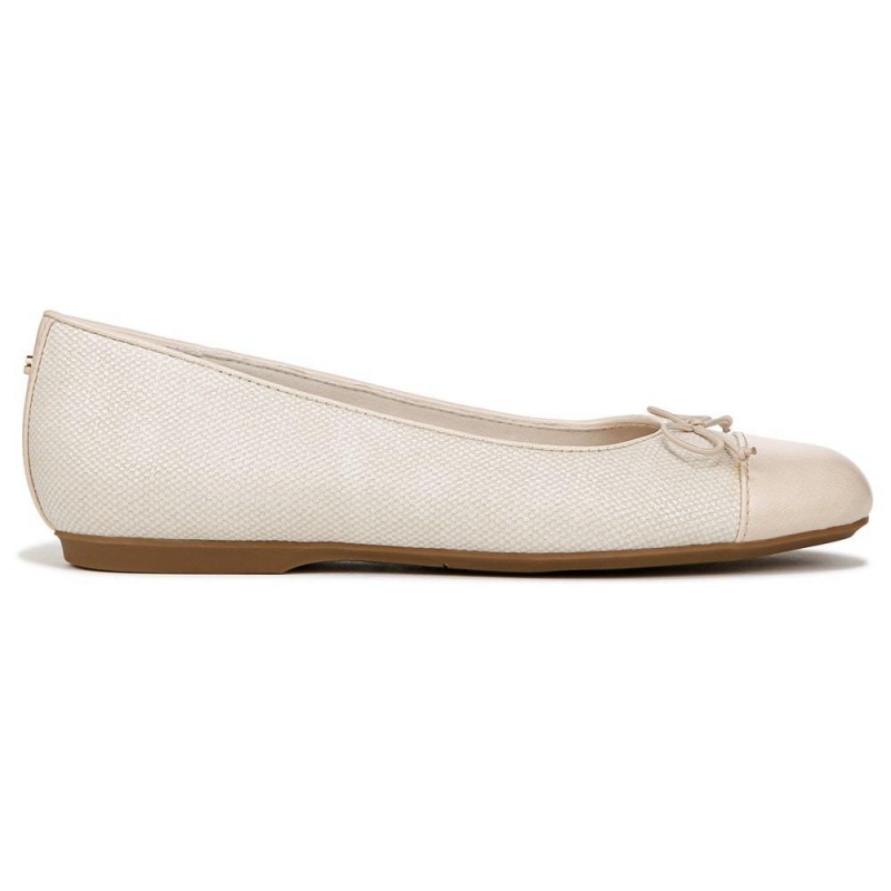 Dr. Scholl's Wexley Bow Naisten Ballerinat Valkoinen | XSUCR-5694
