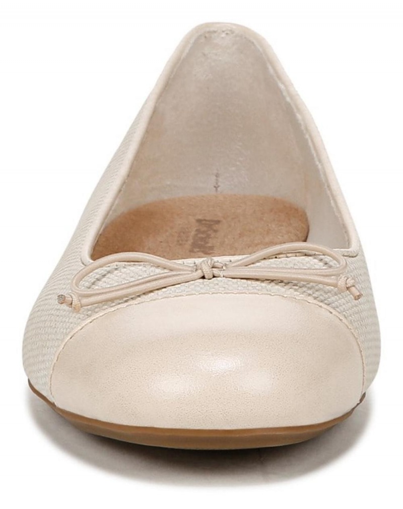 Dr. Scholl's Wexley Bow Naisten Ballerinat Valkoinen | XSUCR-5694