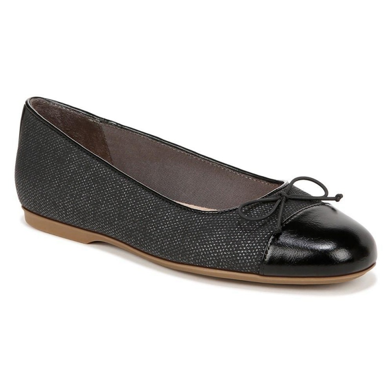 Dr. Scholl's Wexley Bow Naisten Ballerinat Mustat | RYQWG-9501