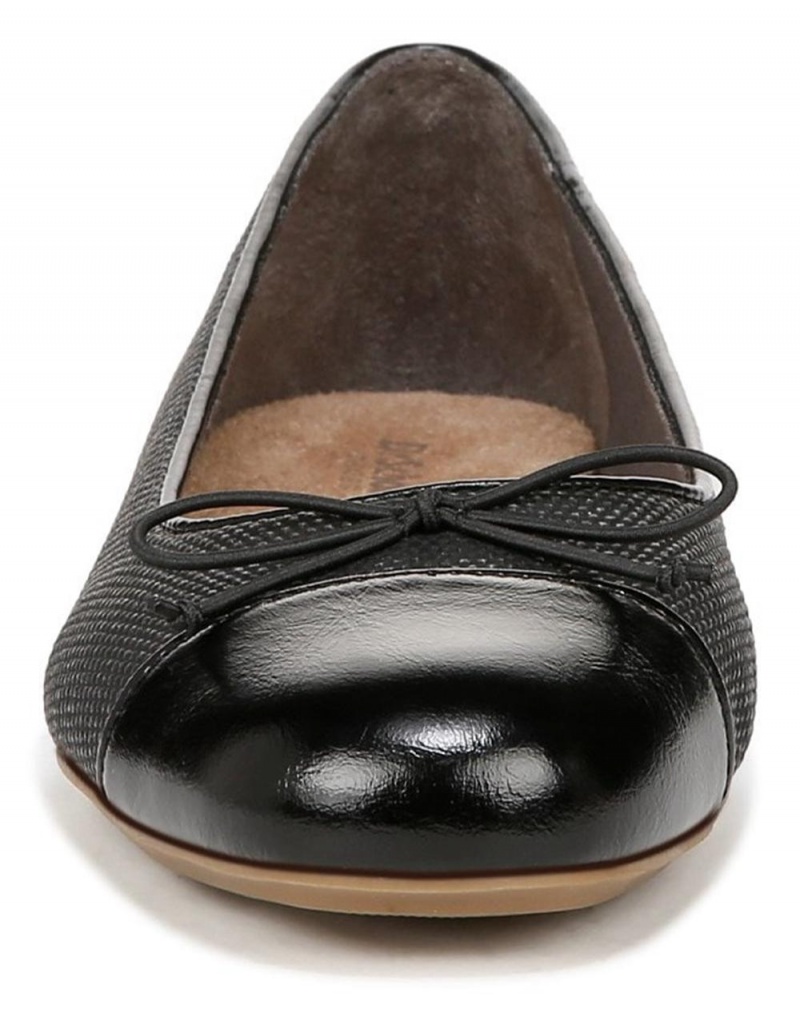 Dr. Scholl's Wexley Bow Naisten Ballerinat Mustat | RYQWG-9501