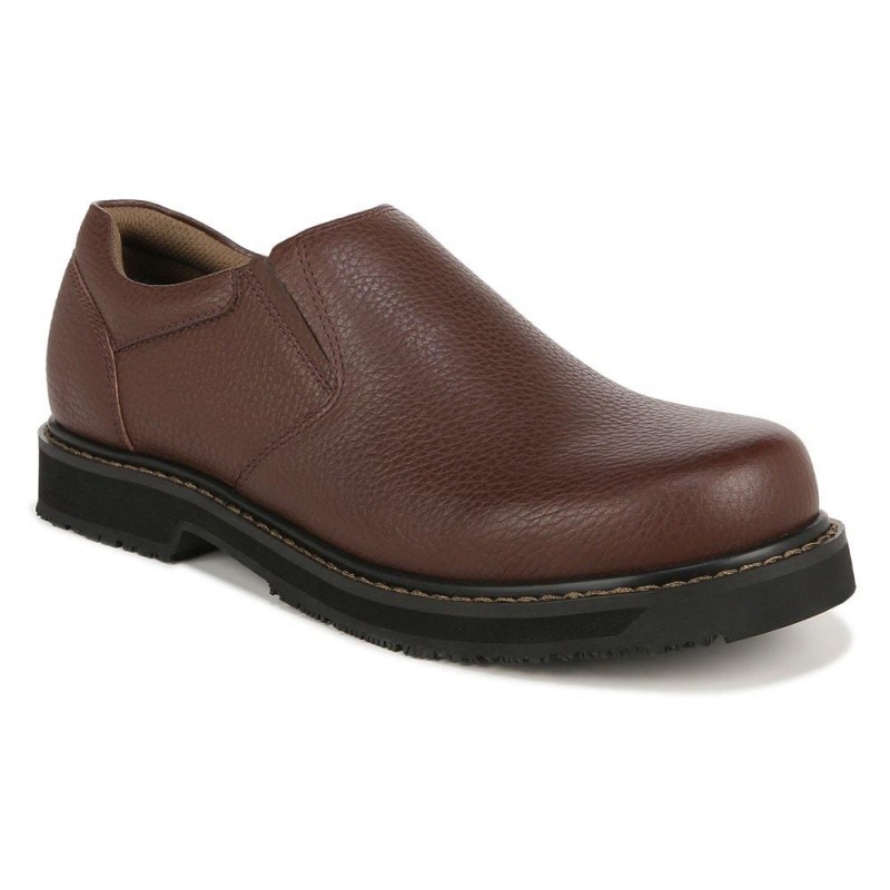 Dr. Scholl's Winder II Slip Resistant Miesten Mokkasiinit Ruskea | UJGXZ-1672