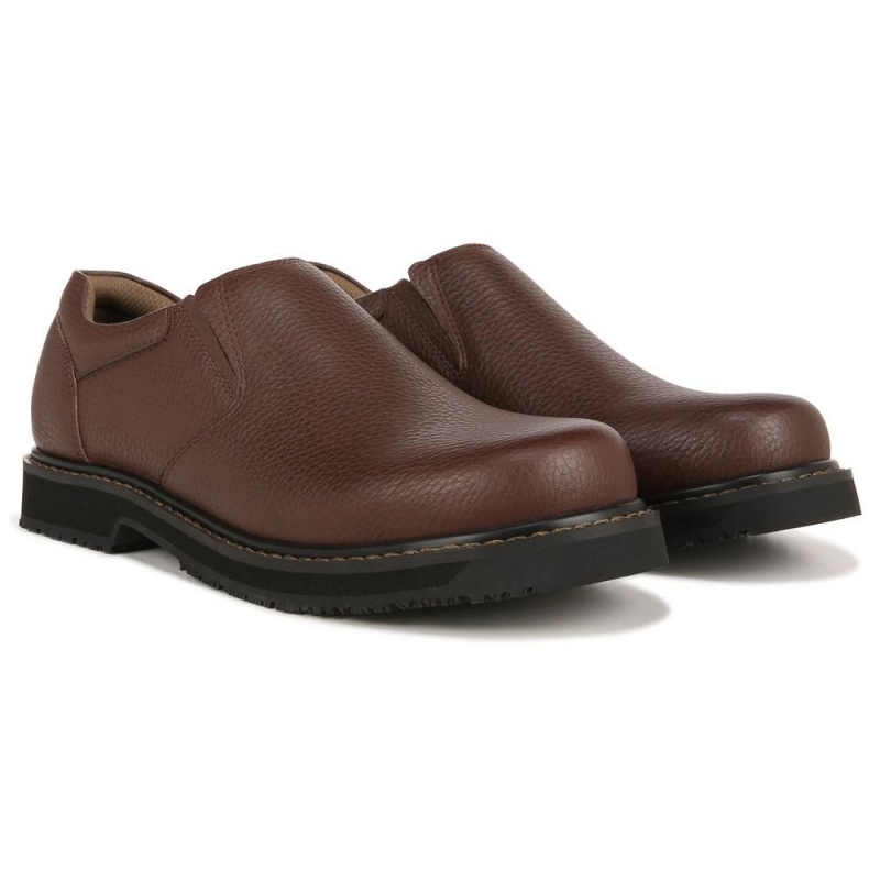 Dr. Scholl\'s Winder II Slip Resistant Miesten Mokkasiinit Ruskea | UJGXZ-1672